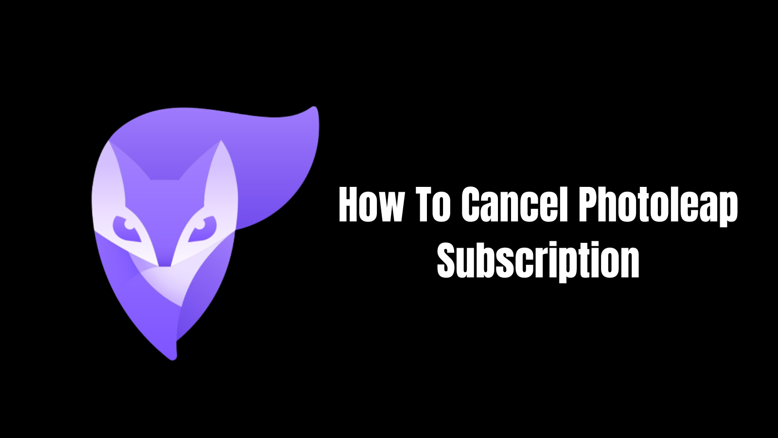 How To Cancel Photoleap Subscription