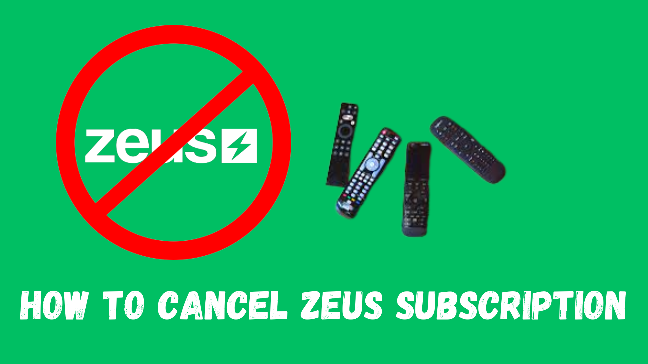 how to cancel zeus subscription